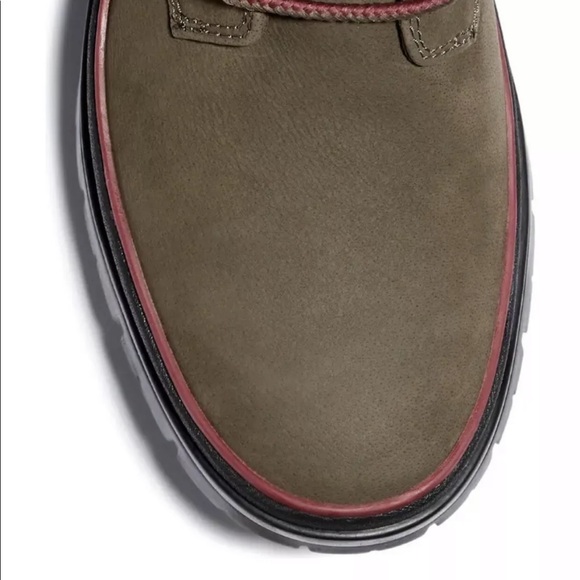 WOMEN'S TIMBERLAND MALYNN EK+ WATERPROOF LACE-UP MID BOOT OLIVE NUBUCK - Picture 7 of 9